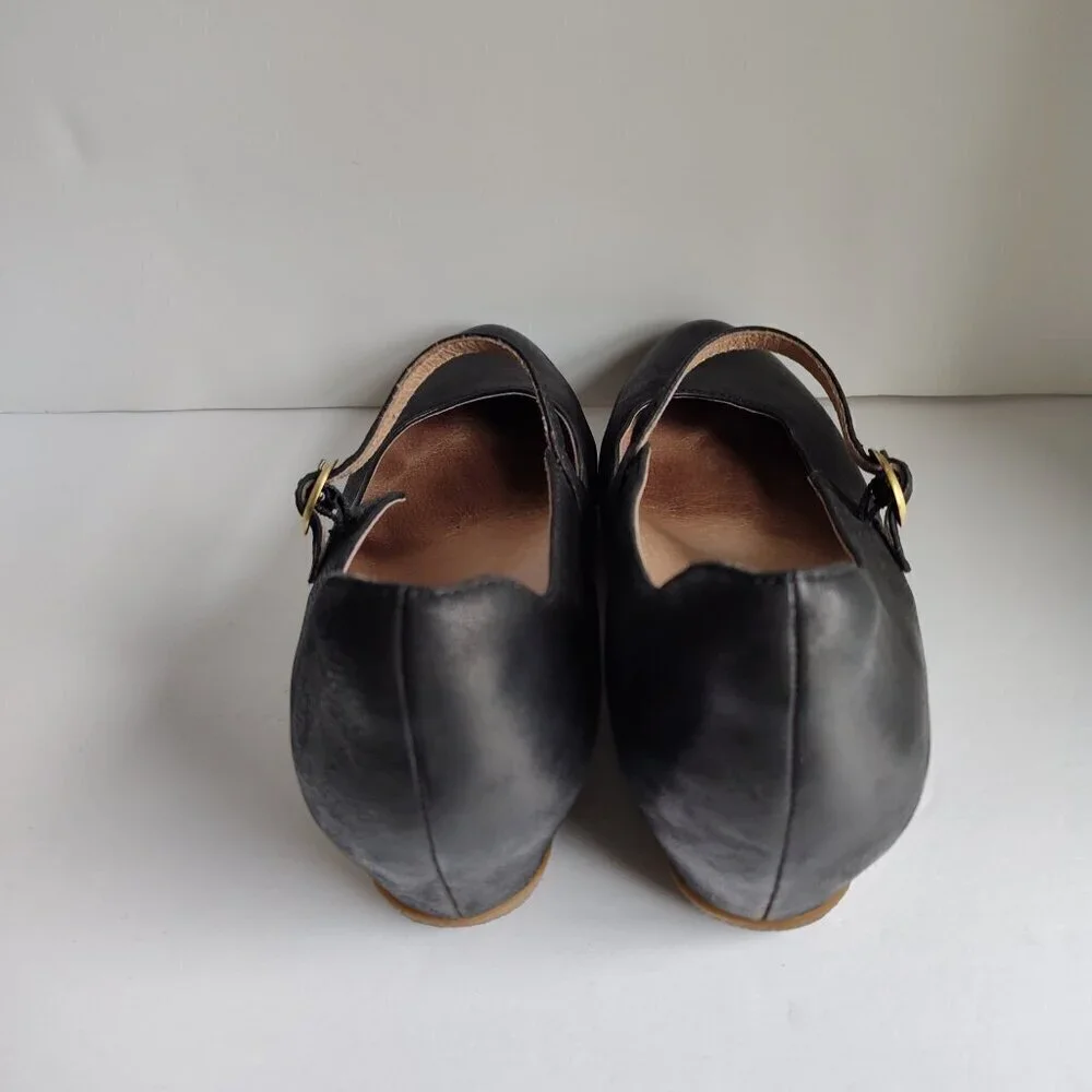 Dansko Black Mary Jane Wedge Shoe